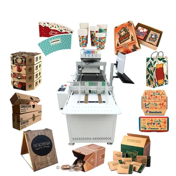 Automation Single Pass Inject Printer for Carton Box Cardboard Paper Bag Cup
