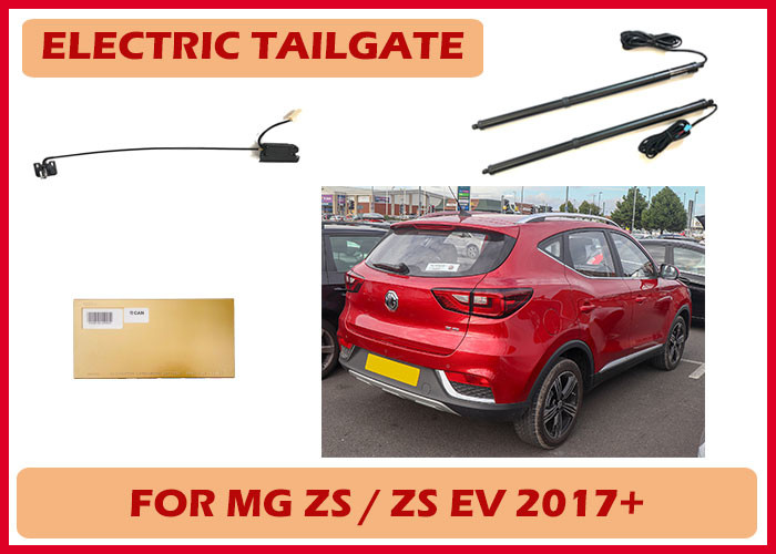 Двери подъемников для грузовых автомобилей MG ZS / ZS EV и задняя дверь Smart Power Electric открыты с использованием интеллектуального контроля скорости