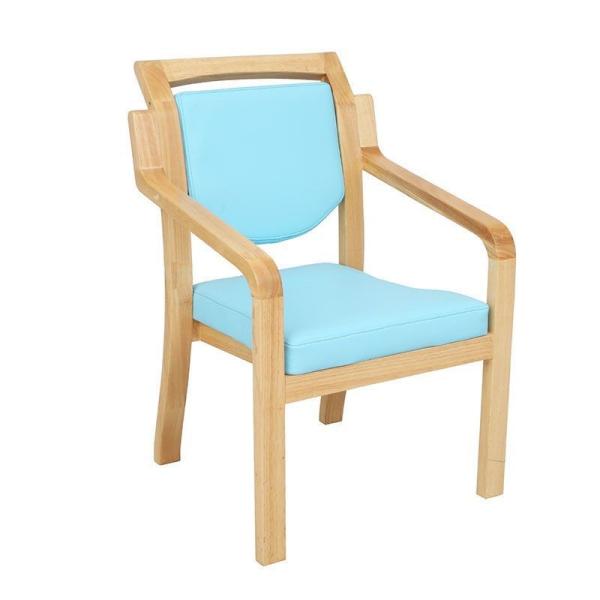 Banquet Fixed Comfortable Wooden Restaurant Chair With Colorful Fabric Upholstery
