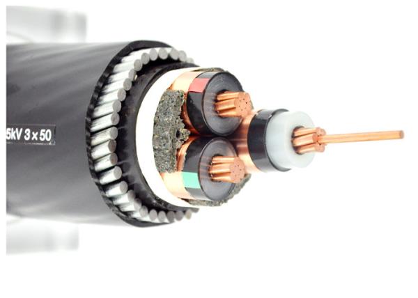 XLPE 11kV SWA Armoured Electrical Cable Three Cores MV Copper Armoured Cable YJV32