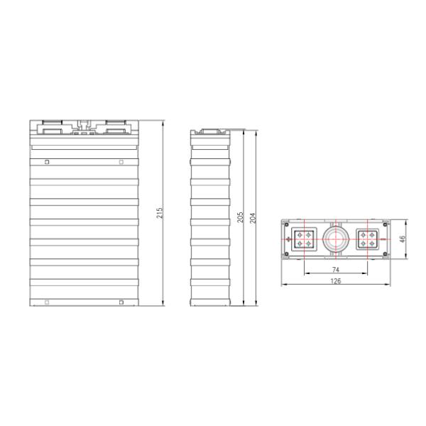 ISO9001 Rechargeable 3.2V 80Ah LiFePO4 Battery Cell