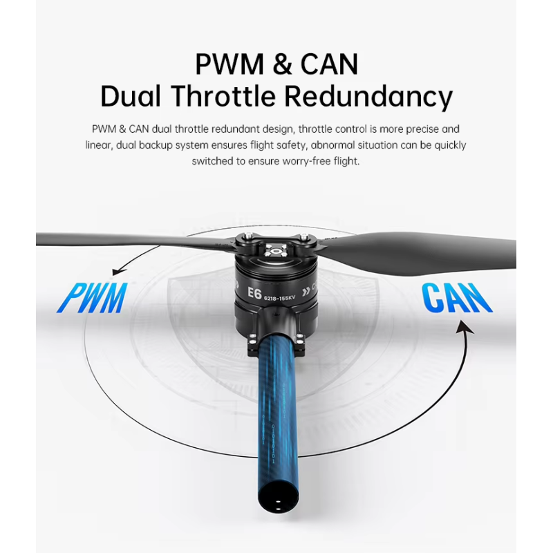 SIYI E6 Power System Set Integrated Brushless Motor ESC Propeller Combo Drone Parts