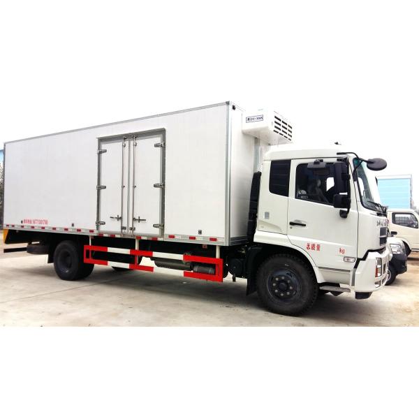 10 Ton Donfeng Refrigerated Delivery Truck , Refrigerator Box Truck With Thermo King Refrigerator