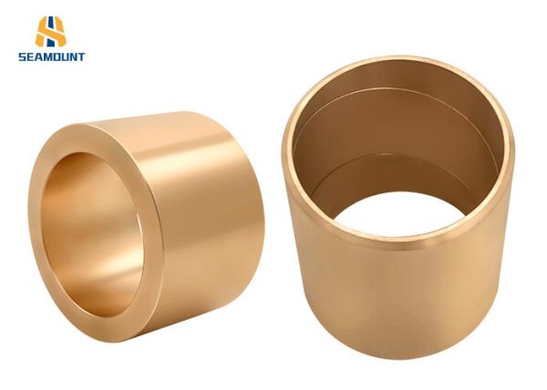 Self Lubricating Bronze cylinder-shaped Sleeve Bearings  Convenient Installation