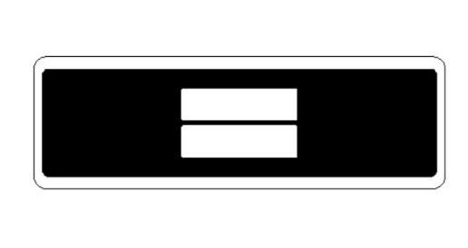 UHF RFID Fragile Windshield label LAB100 , UHF Windshield label for vehicle management