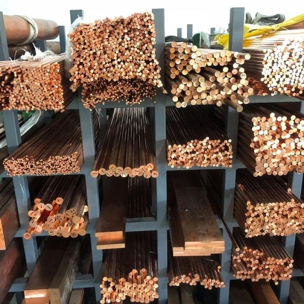 990,9% Barras sólidas de cobre puro C11000 ASTM EN DIN Standard 4 - 250 mm de diâmetro