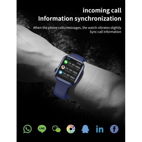 2021 AW9 умный экран дозора 1.75IPS 280 обнаружение температуры тела звонка батареи BLE mah умное