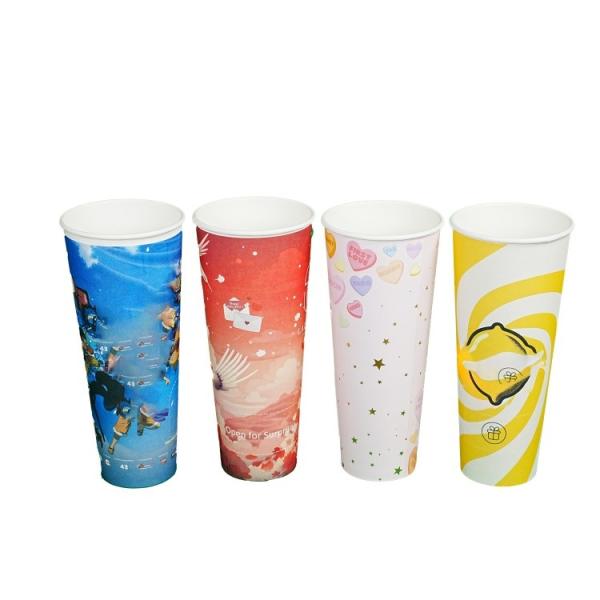 Customized logo size disposable milk tea cup surprise gift mysterious blind box milk Boba milk tea cup