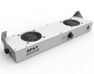 Two Fan Overhead Ionic Air Blower For Injection Machine Static