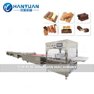 Automatic Cereal Bar Making Machine with 300~400kg/h Capacity, Adjustable Cutting Size, and Active Air Conditioner Refrigeration