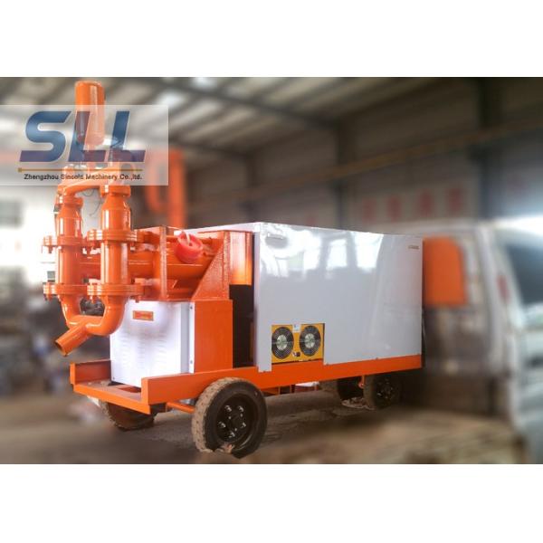 Fully Hydraulic Cement Mortar Pump Mobil Concrete Pump Fast Speed 110L min