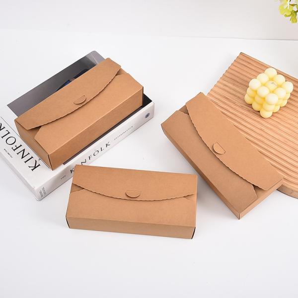 Custom Kraft Paper Gift Box for Cookies Candy Eco-Friendly