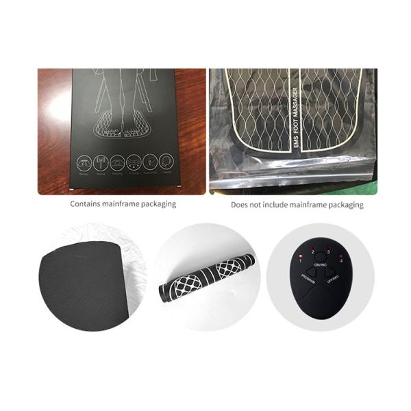Hot Convenient pulse ems foot Electric TENS Unit Reflexology Foot Massage Mat wireless neck massager
