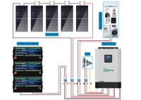 3000w 8000w 10000w complet outre du kit 12V 24V 48V de système solaire de grille