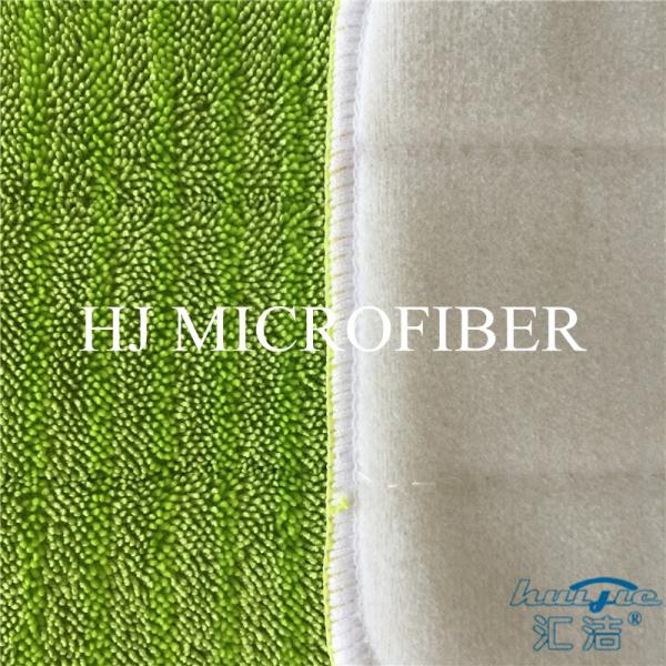 Green Color Microfiber Wet Mop Pads Twist Pile Refill Mop Fabric Home Cleaning Mop Heads
