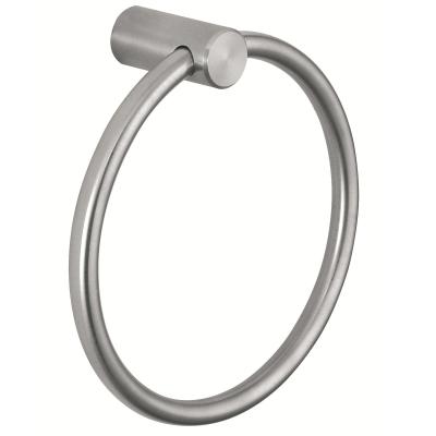 Bathroom Chrome Towel Rack Stainless Steel 304 Modern Circle Towel Hanger
