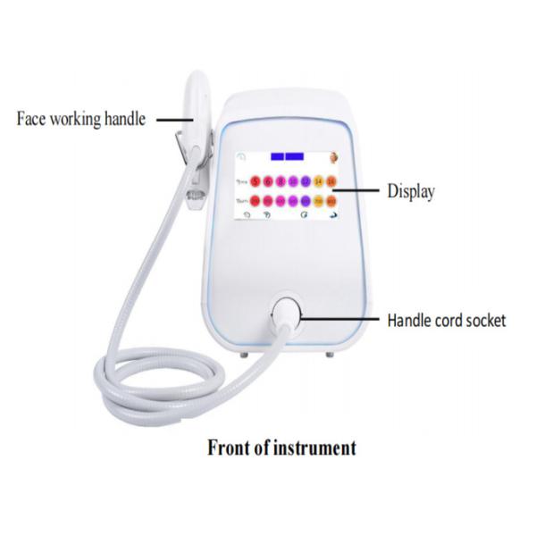 Белая портативная частичная машина удаления меток простирания Rf Microneedle
