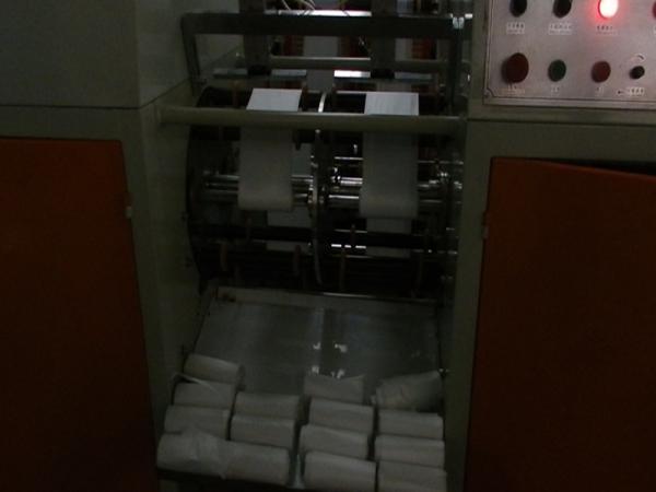 Automatic Plastic Coreless Garbage Bag Making Machine Double Lines