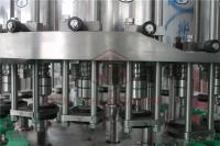 Metal Screw Cap Bottle Filling And Capping Machine / Hot Juice Glass Bottle Filler