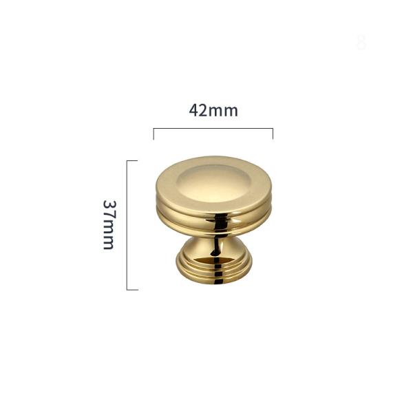25*25mm Gold Kitchen Hardware Brass Cabinet Pull Handles Cupboard Door Knobs