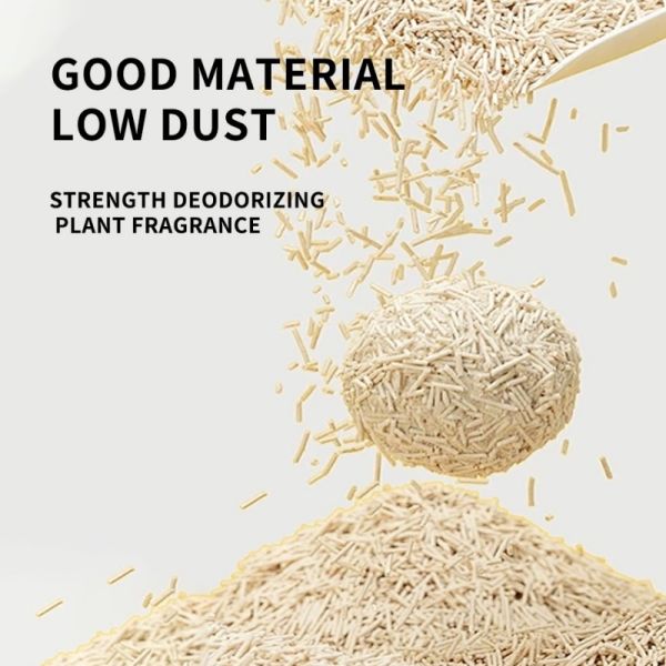 High Absorbent Pet Supply Tofu Cat Litter Low Dust Quick Clumping Natural Formula