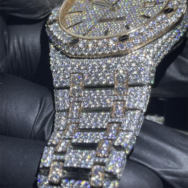 Bezel Band Two Tone AP Iced Out