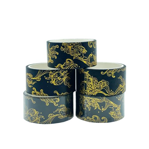 Лента Washi винтажного сусального золота декоративная для DIY