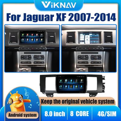 8 Inch Touch Screen Head Unit For 2007--2014 Jaguar XF GPS Navigation Multimedia Player Wireless Carplay BT 4G