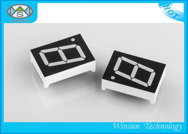 One Digit 7 Segment Led Display Blue / Green 0.8 Inch For Microwave Oven