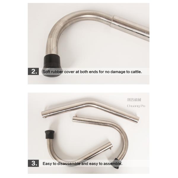 Ordenhar parte a barra do anti-pontapé da vaca, anti retrocesso de aço inoxidável da vaca para a parada uma vaca do retrocesso