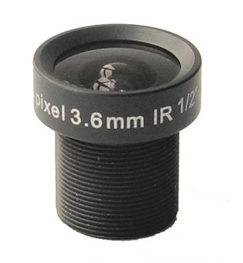 3.0MP 3.6mm 96 Degree CCTV Lens, M12 F2.0 1/2" IR MTV Lens 3.0MP 3.6mm 96 Degree CCTV Lens, M12 F2.0 1/2