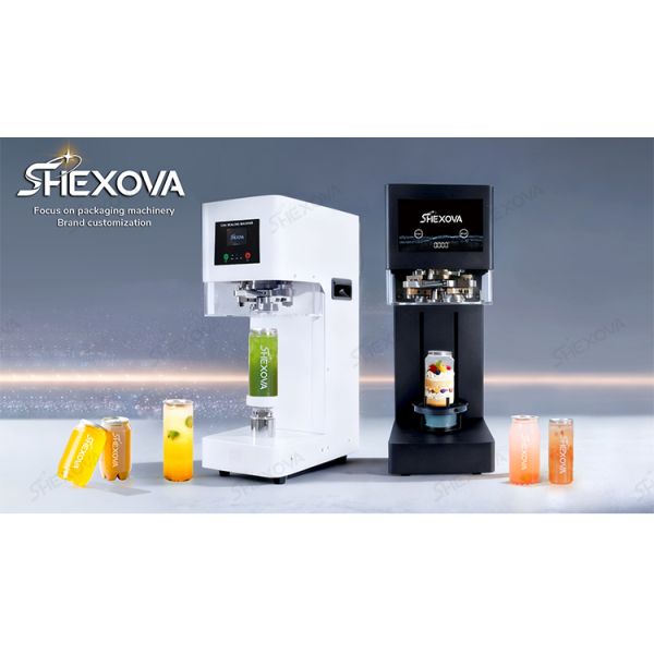 25pcs/min Fully Automatic Can Sealing Machine For PET Cans 110V/220V Voltage