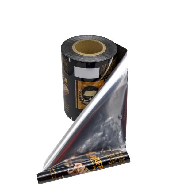 Rolo de filme de plástico para embalagens de alimentos Rolo de café automatizado Rolo de filme de embalagem sem costura