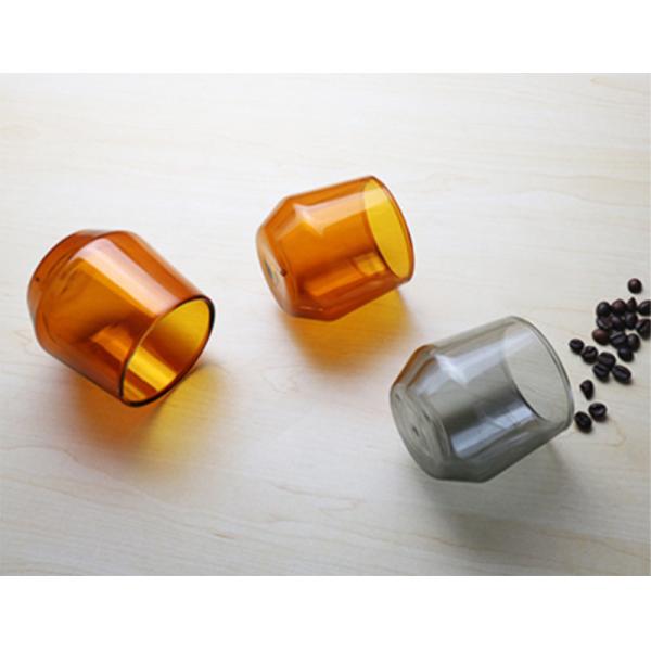 Двойной боросиликатное стекло кофейной чашки Тхэрмос стены стеклянной дунутое рукой материальное