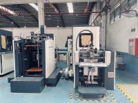 Máquina rígida automática de la fabricación de cajas que ata con correa, 40pcs/Min Cardboard Box Maker