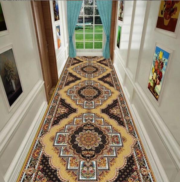 European Classical Style Large Commercial Floor Mat Hotel Entrance Corridor Stairway Mat