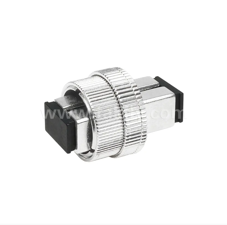 SC Variable Optical Attenuator – Female-Female, Continuously Adjustable, Low PDL for FTTH & Test Equipment