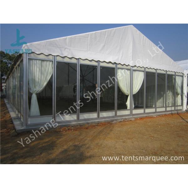 Transparent Glass Wall Outdoor Luxury Wedding Tents With Full Beautiful Decorations