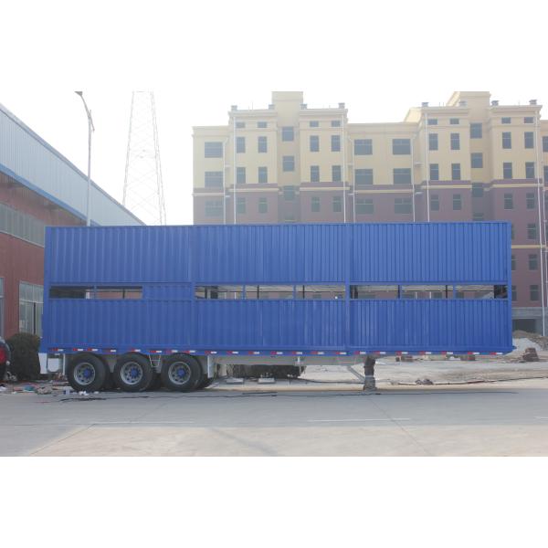 3-осевой 40T Животноводческий забор грузовой прицеп Животноводческий мини полуприцеп для фермы