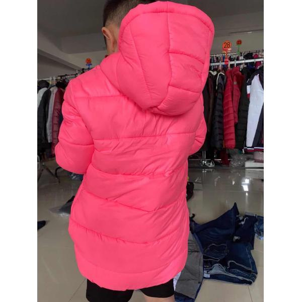 Pink Girl's Padded Coats Children's Winter Clothes 100% Polyester