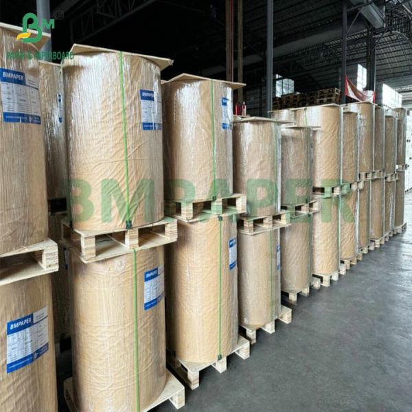 Uncoated 50gsm 60gsm 180mm 715mm Brown Kraft Paper For Making Food Bags