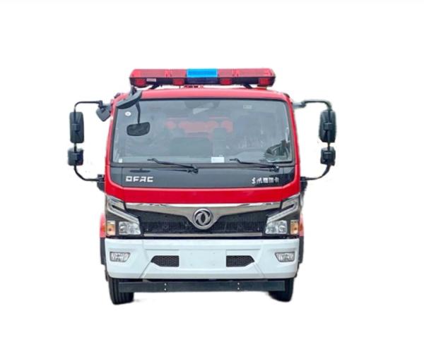 Dongfeng Yunnei 170HP Water Tank Fire Truck Double row Cab Welded Frame National Ⅵ