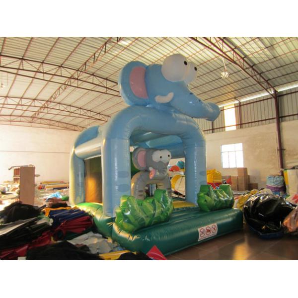 Новый детский надувной домик для прыжков, милые надувные слоны, мини-вышибала для подарка на день рождения