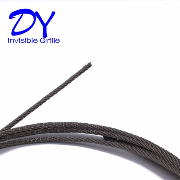 316 câbles en acier inoxydable balcon grille invisible pour alarme contre les cambrioleurs avec une capacité de charge de 100 kg