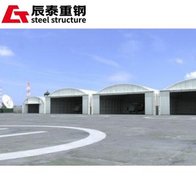 Anti Corrosion Prefabricated Steel Structure Hangar Buildings Customized