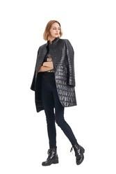 FODARLLOY Wholesale Ladies Stand Collar Warm Hooded Cotton-Padded Clothes Women Slim  Winter Jackets Women Coats