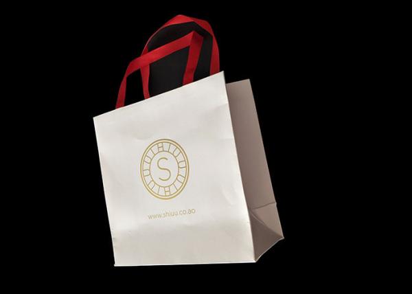 Biodegradable Shopping Personalized Paper Bags Garments Luxury Paper Branded