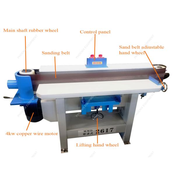 Vertical Woodworking Sand Belt Polishing Machine for Industrial Woodworking Process