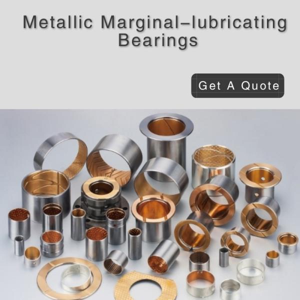 Marginal Lubricating Bronze Sleeve Bearings CuSn10Pb10