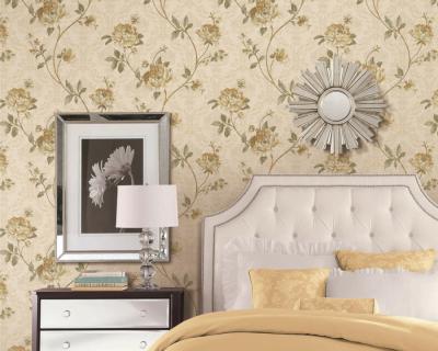 Newest Fancy Floral Design Wallcovering 1.06M Korea Wallpaper Hotel Wall Decor Hot Selling